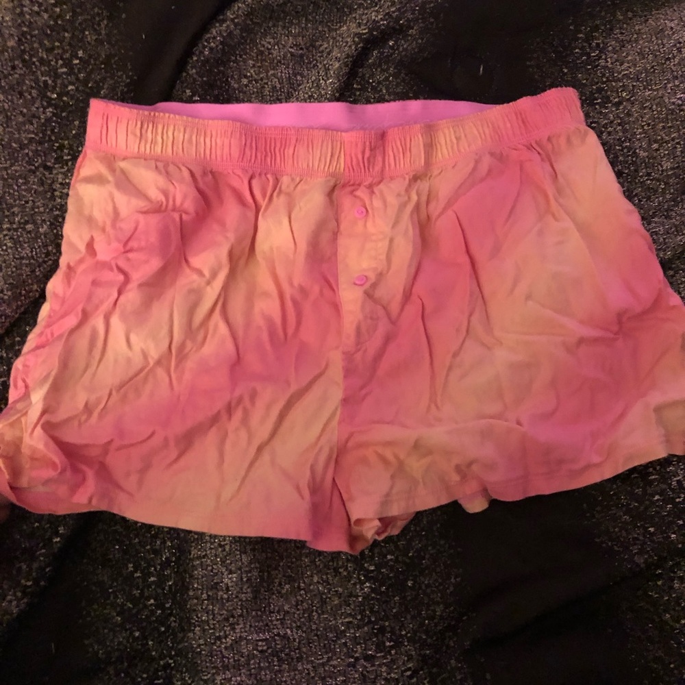 Vs pink pj shorts size large never wore